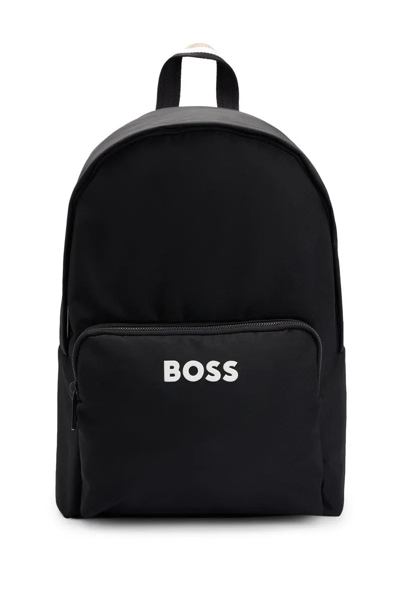 Mochila Estruturada Com Forro E Logo Em Contraste