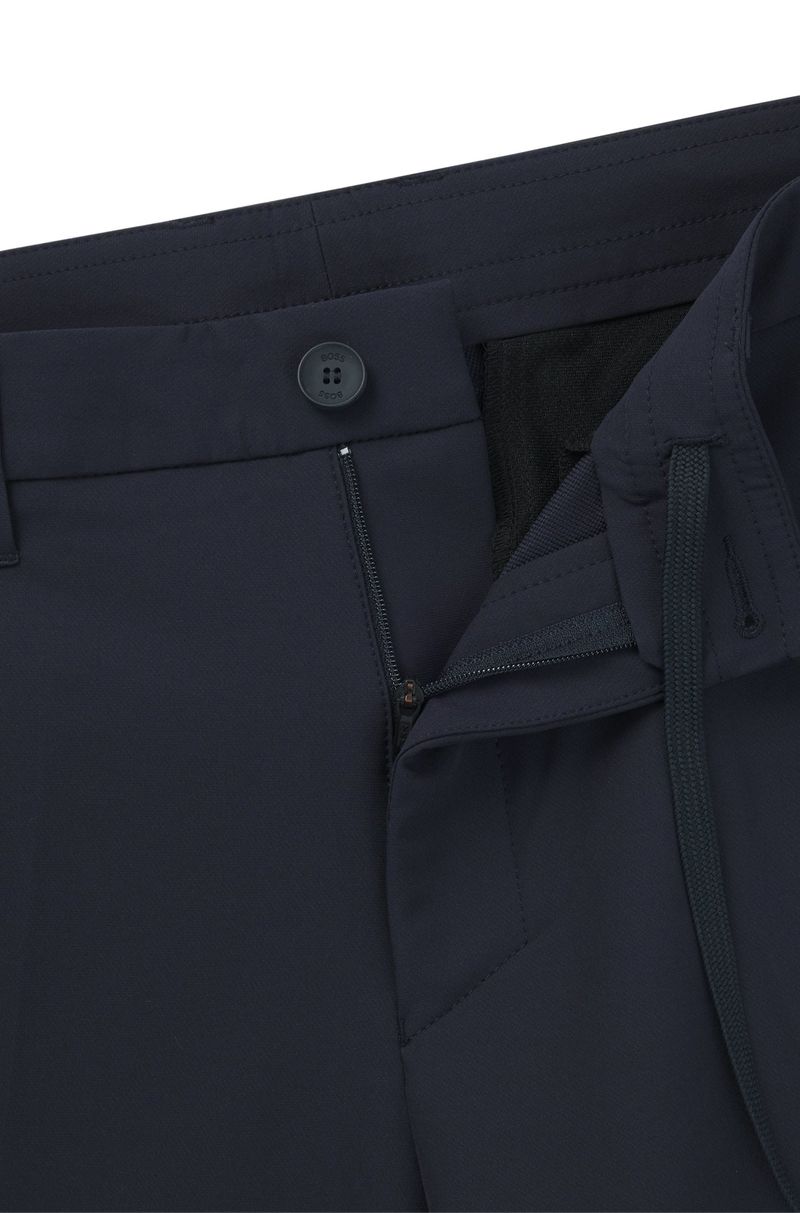 Shorts Slim De Tecido Fácil De Engomar
