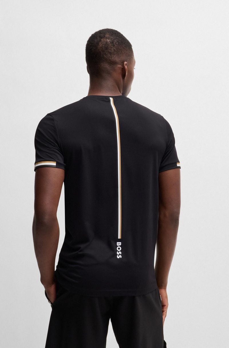 Camiseta Boss X Matteo Berrettini De Tecido Waffle