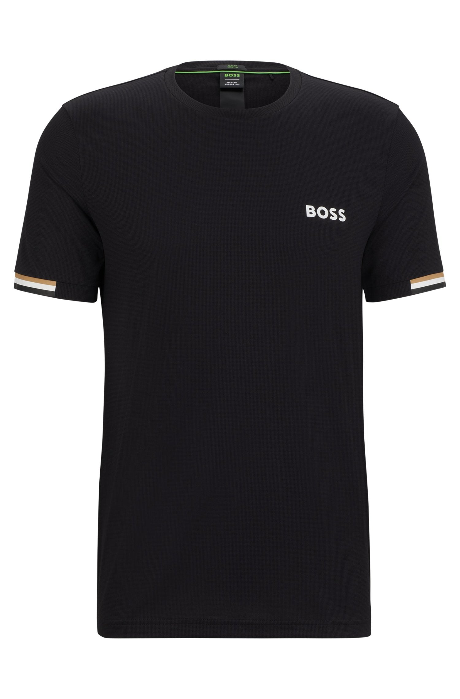 Camiseta Boss X Matteo Berrettini De Tecido Waffle