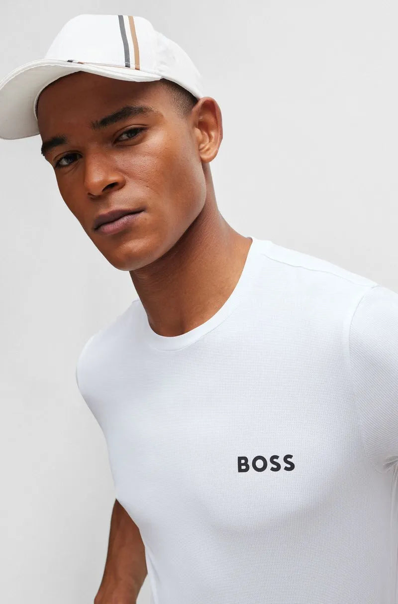 Camiseta Boss X Matteo Berrettini De Tecido Waffle