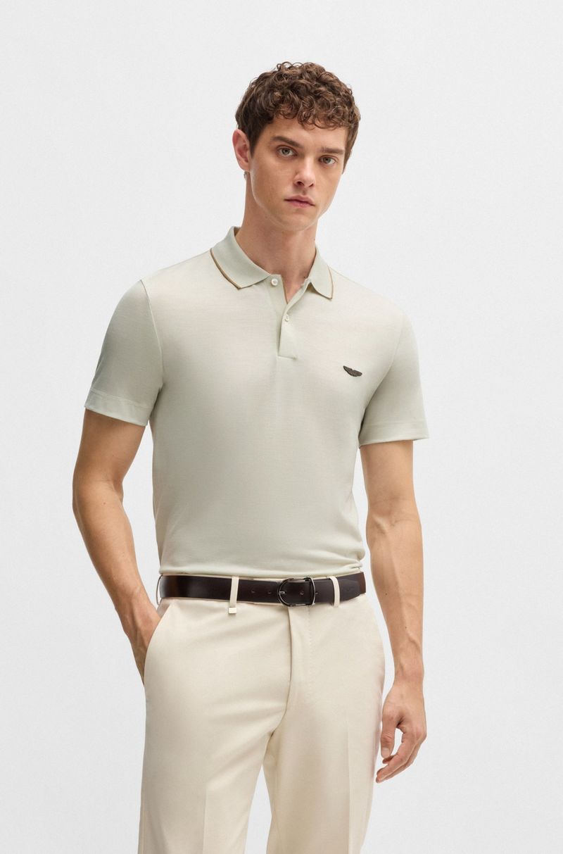 Polo Boss X Aston Martin De Lã Merino