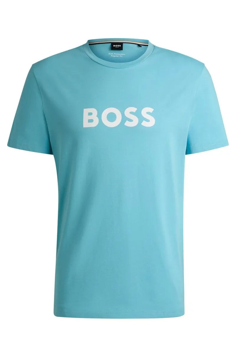Camiseta De Algodão De Ajuste Regular E Proteção Uv Fps 50+