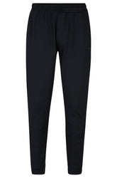 Calças Tracksuit Com Bainha Fechada Em Tecido Stretch Ativo Preta