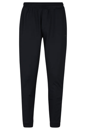 Calças Tracksuit Com Bainha Fechada Em Tecido Stretch Ativo Preta
