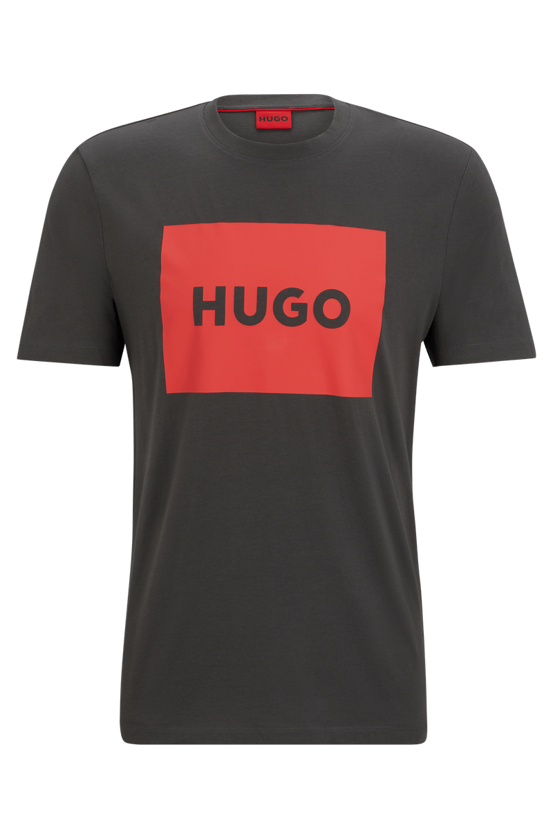 Camiseta Cinza Com Gola Careca Em Jersey De Algodão