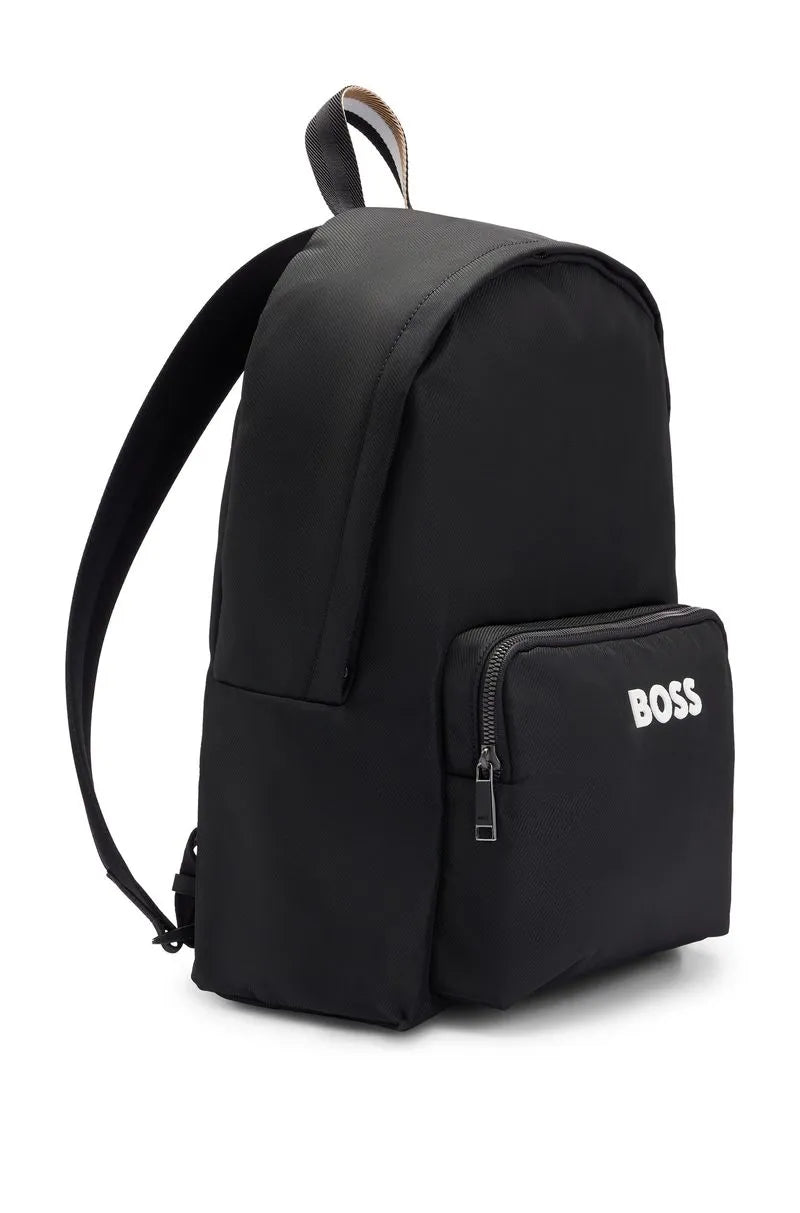 Mochila Estruturada Com Forro E Logo Em Contraste