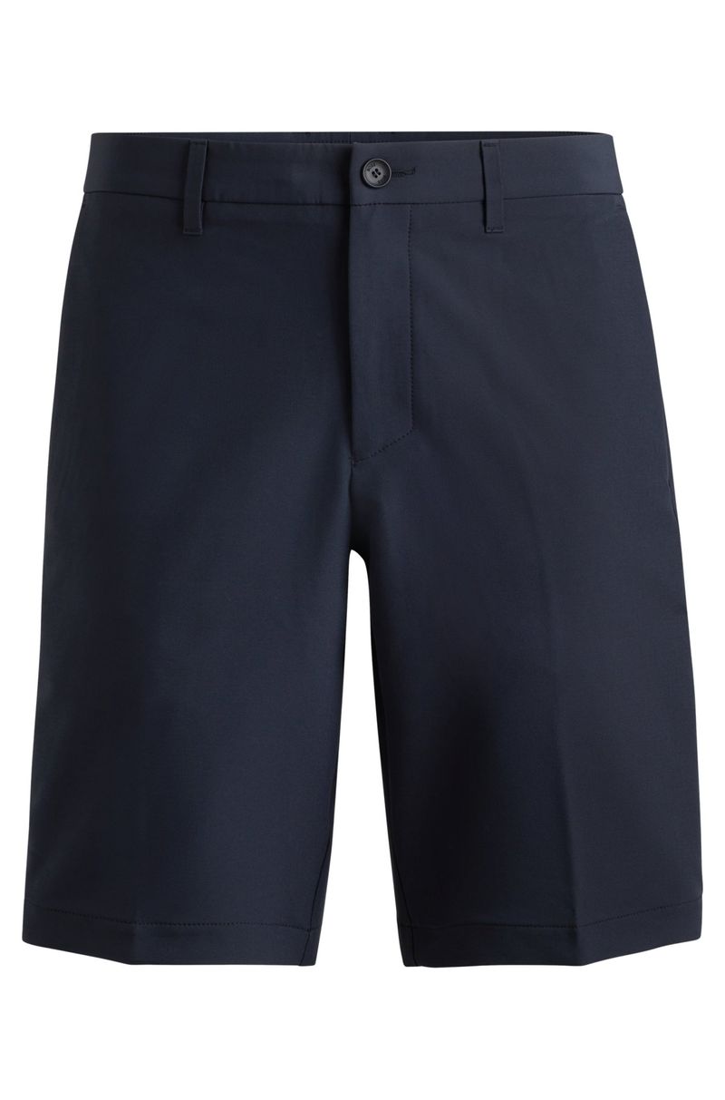 Shorts Slim De Tecido Fácil De Engomar