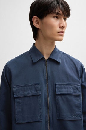 Camisa Oversized Em Sarja De Algodão