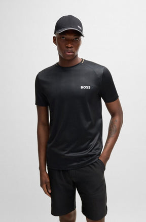 Camiseta Slim Fit Com Tecido Texturizado De Riscas
