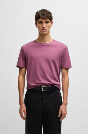 Camiseta Em Algodão Com Padrão Jacquard De Bolhas