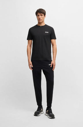 Camiseta Ativa Boss X Matteo Berrettini De Piqué Drenante De Humidade
