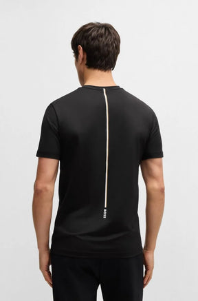 Camiseta Ativa Boss X Matteo Berrettini De Piqué Drenante De Humidade