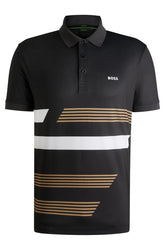 Polo Paddy De Jersey Elástico Com Riscas
