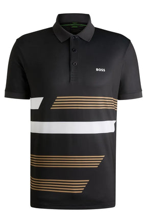 Polo Paddy De Jersey Elástico Com Riscas