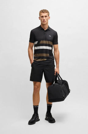 Polo Paddy De Jersey Elástico Com Riscas