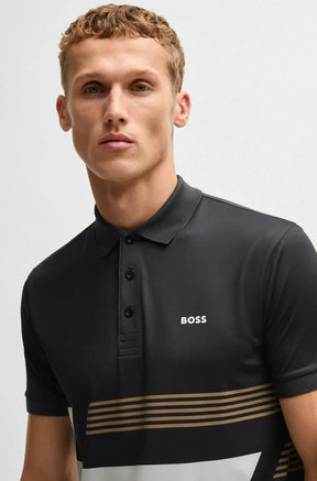 Polo Paddy De Jersey Elástico Com Riscas