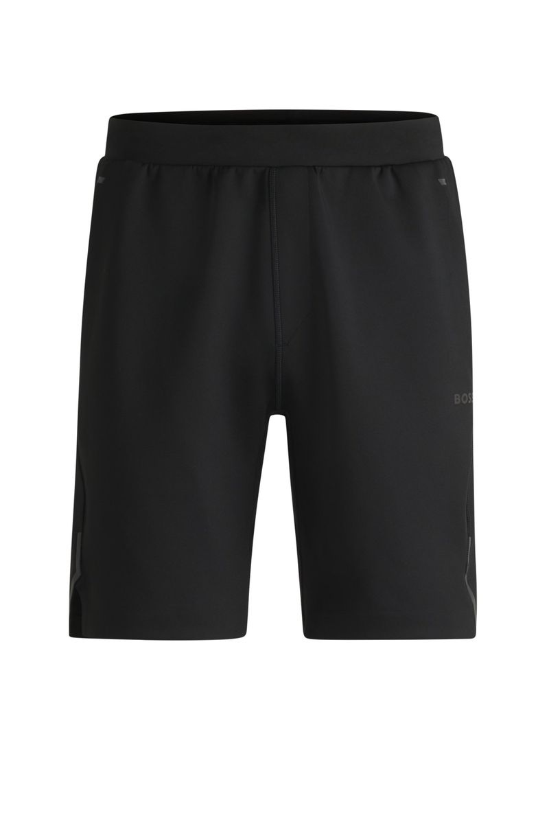 Shorts Com Elasticidade Ativa E Detalhes Refletores